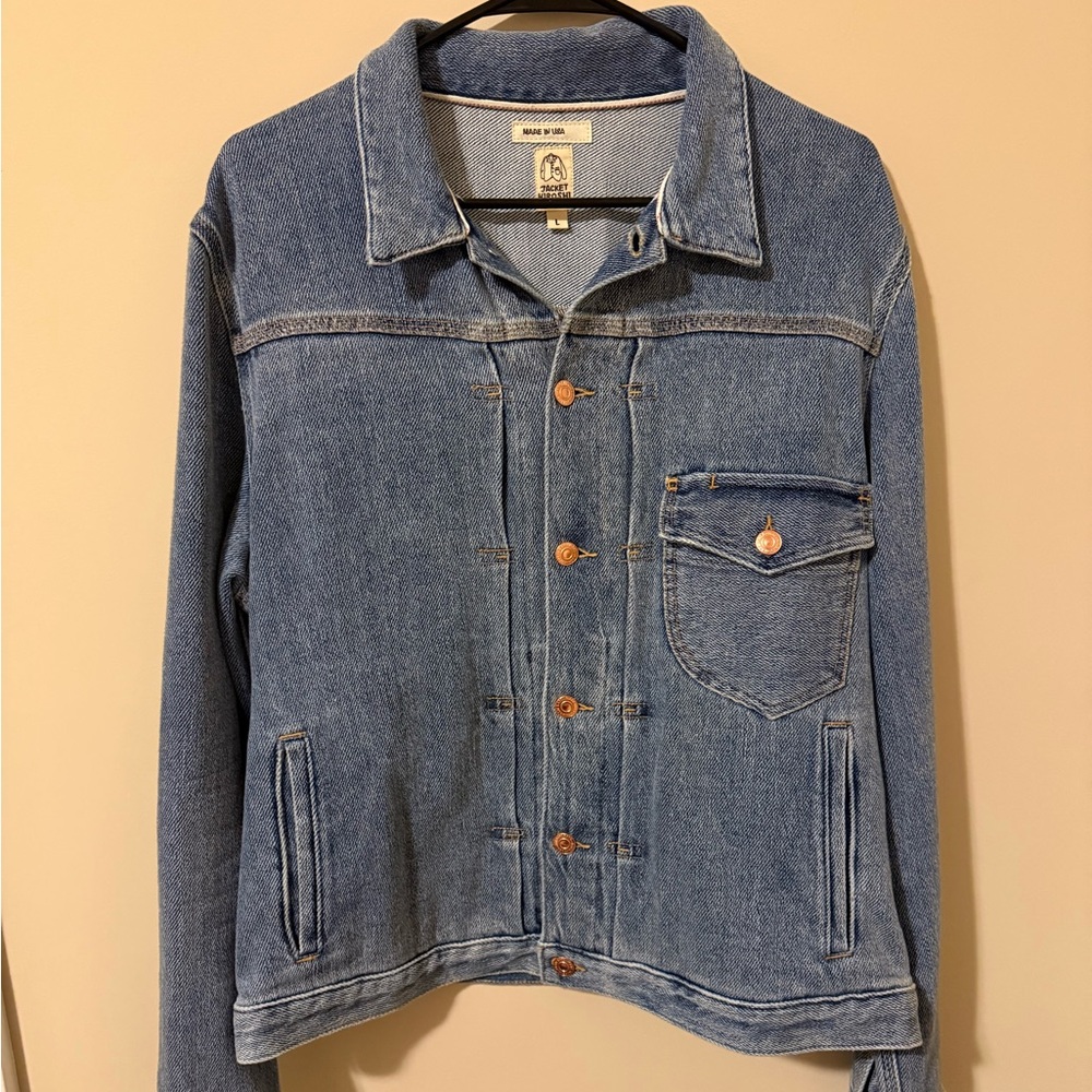 Hiroshi Kato The Blade Indigo Rod Air 11.5oz Selvedge Denim Jacket Large
